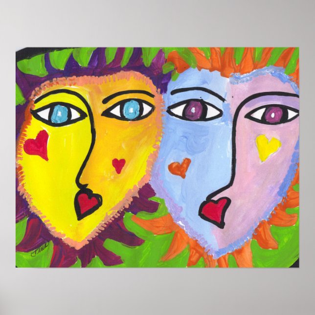 Roligt Ansikte Poster (Framsidan)