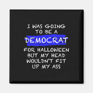 Roligt antiliberal Vuxen Halloween Costume Magnet