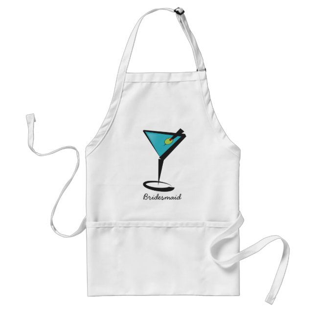 Roligt Aqua Martini Förkläde (Framsidan)