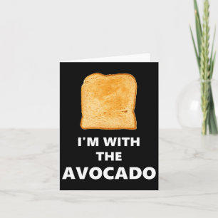 Roligt är med Avocado Toast Halloween Costume Kort