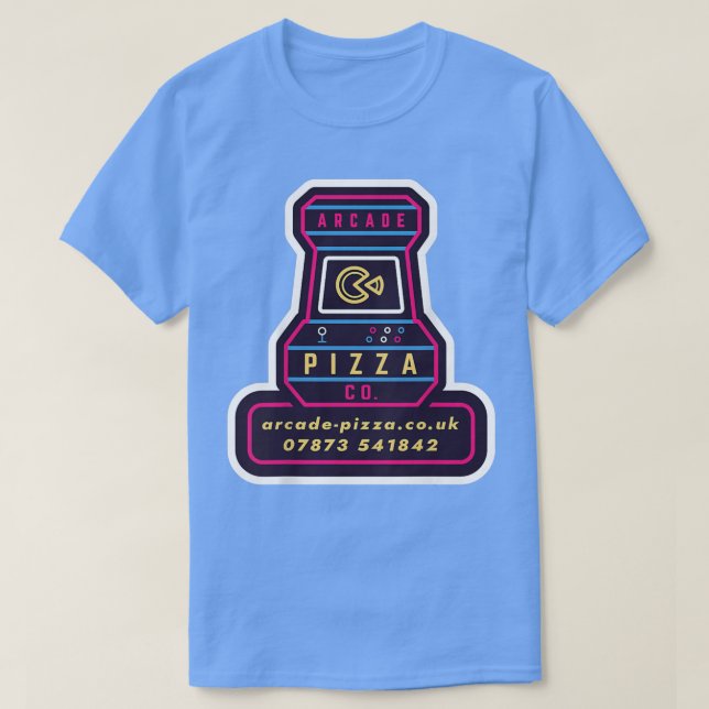Roligt Arcde Pizza Merch 659 T Shirt (Design framsida)