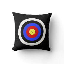 Roligt Archery Shooting Target Dekorativ kudde