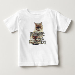 Roligt arg katt-meme för katt-personer och kattäls t shirt