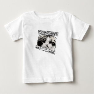 Roligt arg katt-meme för kattägare t shirt