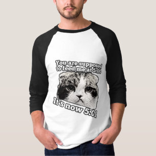 Roligt arg katt-meme för kattägare t shirt