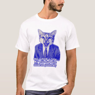 Roligt arg katt-meme för kattälskare t shirt