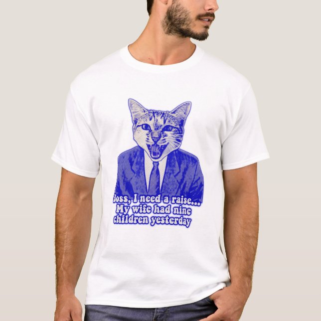 Roligt arg katt-meme för kattälskare t shirt (Framsida)