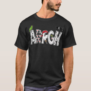 Roligt Arrgh Pirat Stil Pirat Costume Argh Pirat T Shirt