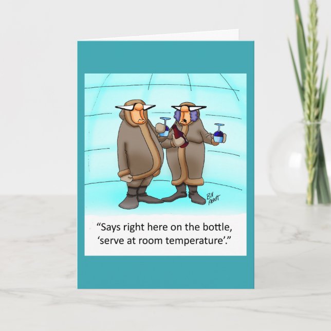 Roligt årsdags kort till dem " Glasögonprylar" (Framsida)