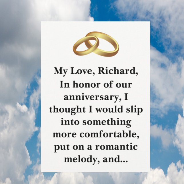 Roligt årsjubileumskort kort (Skapare uppladdad)