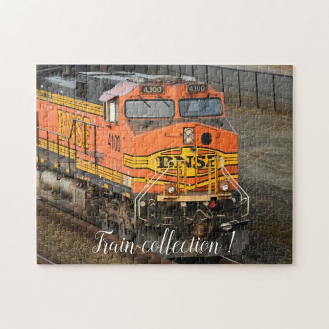 Roligt Art Tåg Bild-familjen Pussel (Horisontell)