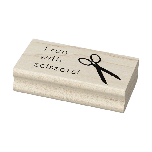 Roligt Artist Scissors Rubber Frimärke Stämpel (Stämpel)