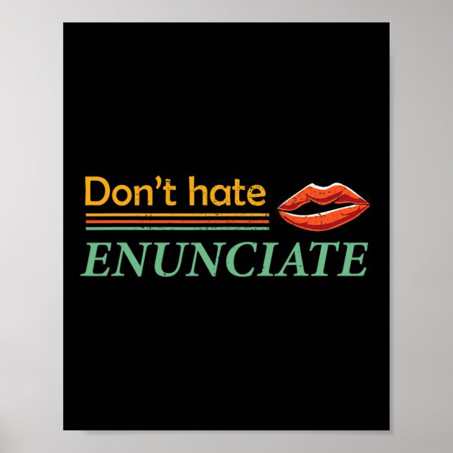 Roligt Asl-signeringsspråkinläsning Dövets medvete Poster (Framsidan)