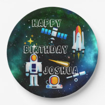Roligt Astronaut Collage Birthday Personlig