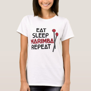 Roligt äta marimbaen för T-tröja för T Shirt