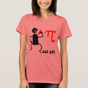 Roligt äta pi t-shirt