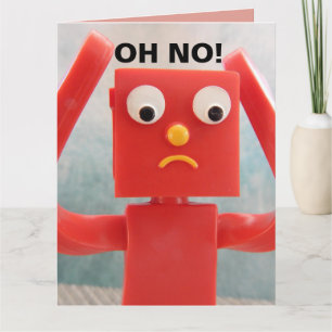 ROligt att bli äldre OH NEJ! GUMMIMANNEN STORT KOR Kort