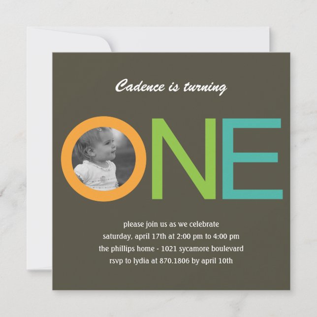 Roligt att bli en foto-födelsedagsinbjudan - blått inbjudningar (Framsida)