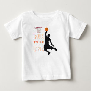 Roligt att bli en säng från Basketball Birthday T Shirt