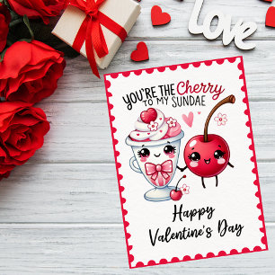 Roligt att du är Cherry till min Sundae Alla hjärt Julkort