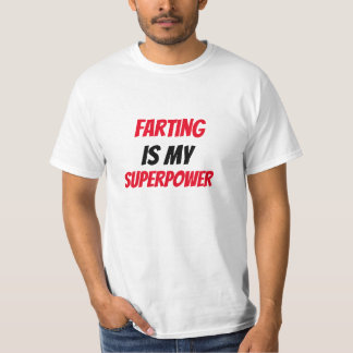 Roligt! Att fjärtas är min superkraft T Shirt
