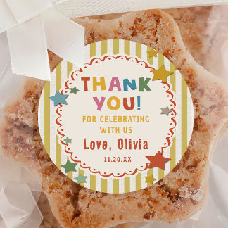 Roligt att fylla ett! Födelsedagsfest dekal  Runt Klistermärke