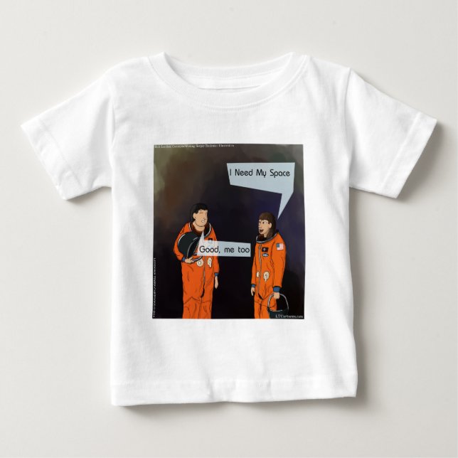 Roligt att jag behöver mitt utrymme tee (Framsida)