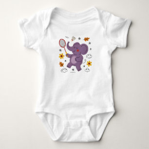 Roligt att leka med baby elefant t shirt
