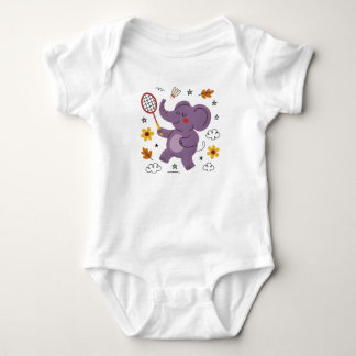 Roligt att leka med baby elefant  t shirt