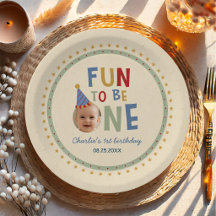 Roligt att vara en foto färgglad 1-årsdag