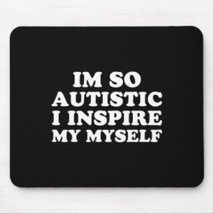 Roligt Autism Awareness Jag är Autistic Proud Kids Musmatta