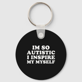 Roligt Autism Awareness Jag är Autistic Proud Kids Nyckelring