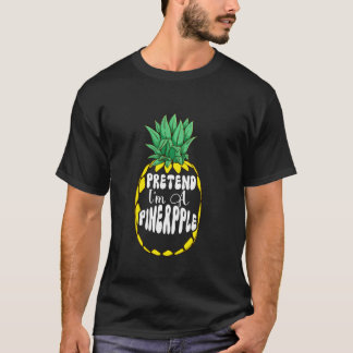 Roligt av ananas kvadrat, tre Cute Avocados Sungla T Shirt