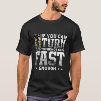 Roligt av bilars Tävla om du kan vrida dig går du T Shirt
