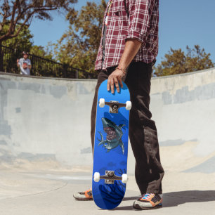 Roligt av havshajsskal mini skateboard bräda 18,5 cm