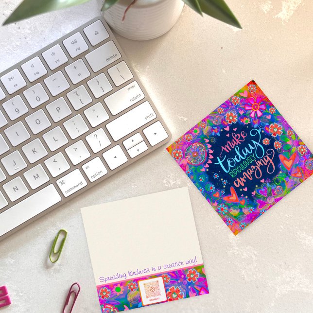 Roligt av hjärt- och kärlsindikator för fantastisk fyrkantigt visitkort (Skapare uppladdad)