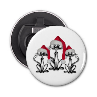 Roligt av julCaroling Cats Joyous Flasköppnare