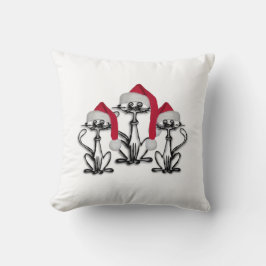 Roligt av julCaroling Cats Joyous Kudde