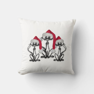 Roligt av julCaroling Cats Joyous Kudde