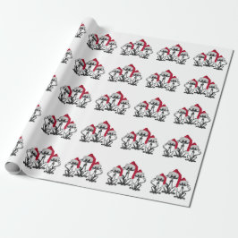Roligt av julCaroling Cats Joyous Presentpapper