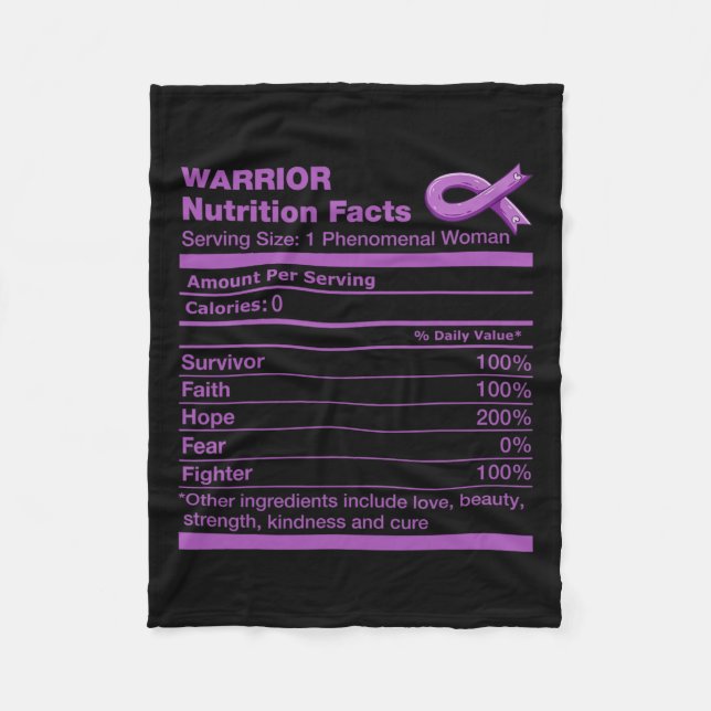 Roligt av pankreascancer Medvetenhet om cancer i b Fleecefilt (Framsidan)