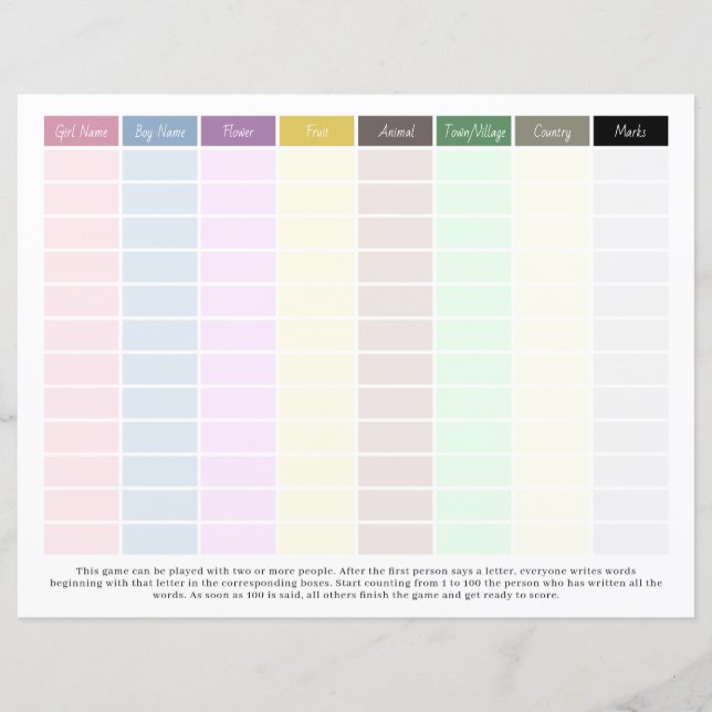 Roligt av penna och Pappert spel med familj, vänne (Framsida)