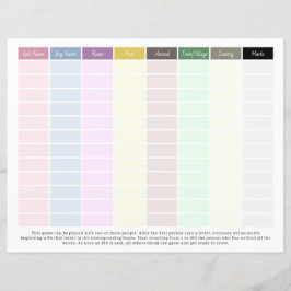 Roligt av penna och Pappert spel med familj, vänne