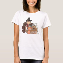 roligt av thanksgivingens Tecknad Turkiet t-shirt