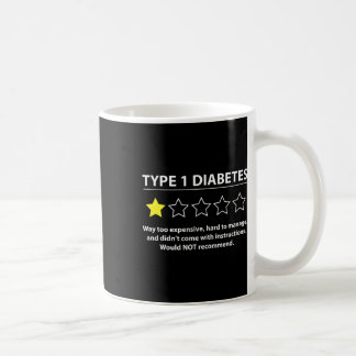 Roligt av typ 1-diabetes T1d En stjärnornas medvet Kaffemugg