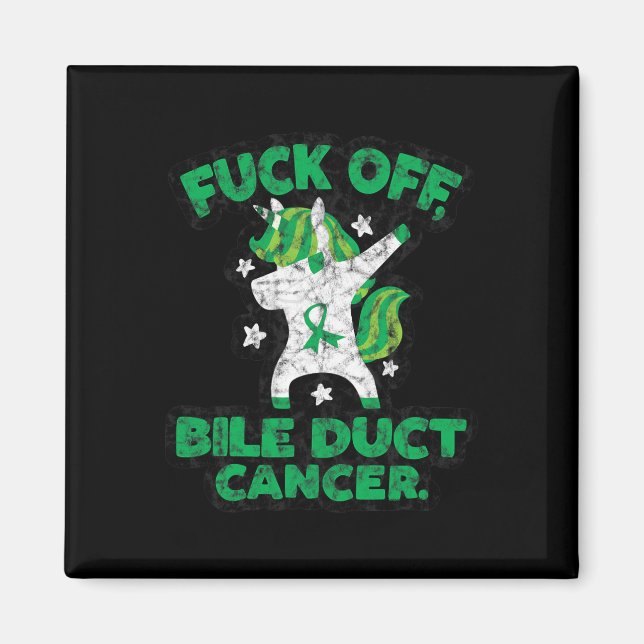 Roligt avböjning av cancercitat med kanylrött med  magnet (Framsidan)