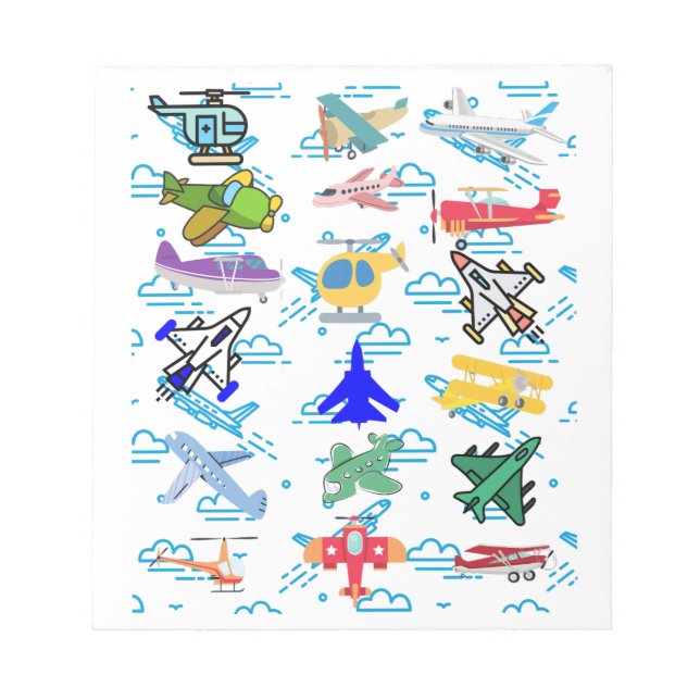 Roligt Aviation Anteckningsblock (Framsida)