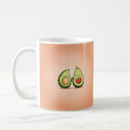 Roligt Avocado Kärlek Valentines day Gift Kaffemugg