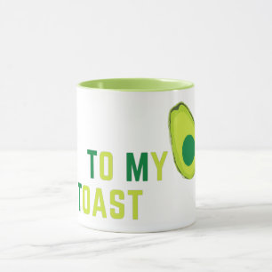 Roligt Avocado och popup Mugg