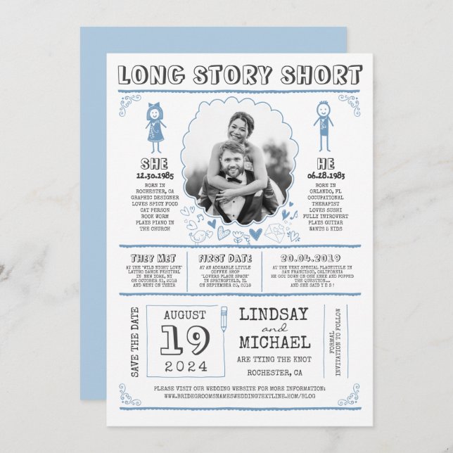 Roligt Avslappnad och ljud av Spara datumfoto Spara Datumet (Fram/baksida)